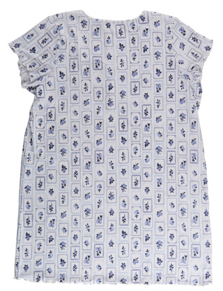 Thumbnail 2: Laura Ashley Plus Ribbed Short Sleeve Henley Sleepshirt 