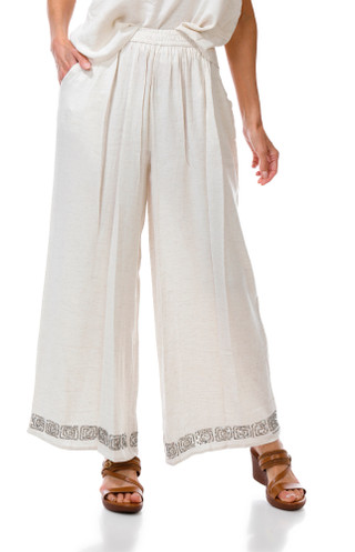 Thumbnail 3: BUNULU Women's Sequins Trim Tank & Pants Set 