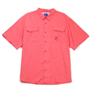 Thumbnail 1: Guy Harvey Men's Short Sleeve Resort Woven Button Down Shirt 