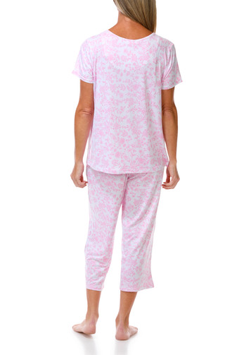 Thumbnail 6: Laura Ashley Women's 2 Pc Pajama Pants Set 