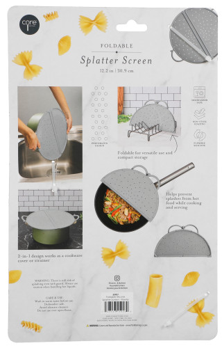 Thumbnail 2: CORE KITCHEN Foldable Silicone Splatter Screen 
