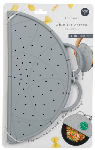 Thumbnail 1: CORE KITCHEN Foldable Silicone Splatter Screen 