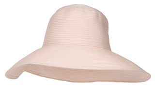 Thumbnail 1: SAN DIEGO HAT CO Women's Light Pink Braided Sun Hat 