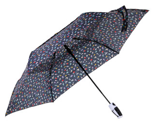 Thumbnail 1: ShedRain Ma Petite Fleur WindJammer 42in Folding Umbrella 