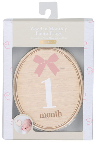 Thumbnail 1: KATE & MILO Wooden Monthly Photo Props 