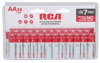 Thumbnail 1: RCA 36 Pk Alkaline AA Batteries 