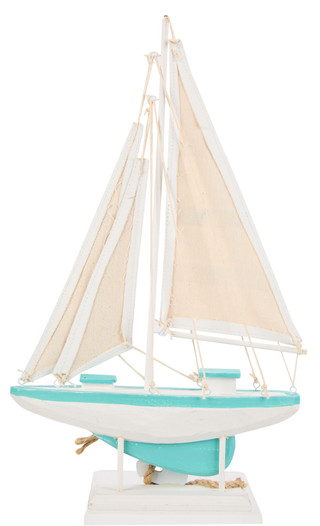 Thumbnail 2: Fancy That Stripe Sailboat Home Accent  