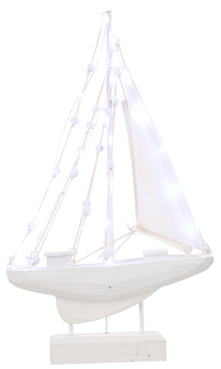 Thumbnail 1: Fancy That LED Shell Sailboat Home Accent 
