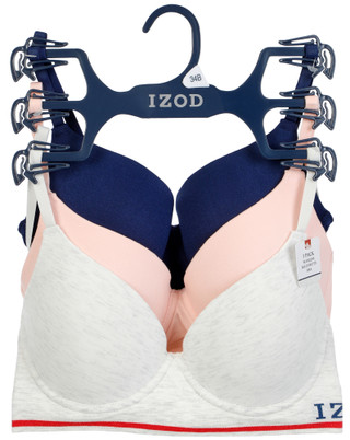 Thumbnail 1: IZOD Women's 3 Pk Underwire Bras 