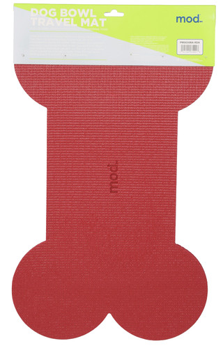 Thumbnail 2: Kole Imports 24x16 Bone Shaped Feeding Mat 