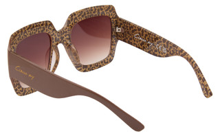 Thumbnail 2: Circus by Sam Edelman Women's Animal Print Large Square Sunglasses 