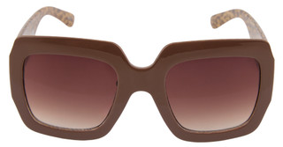 Thumbnail 3: Circus by Sam Edelman Women's Animal Print Large Square Sunglasses 