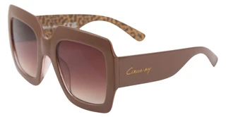 Thumbnail 1: Circus by Sam Edelman Women's Animal Print Large Square Sunglasses 
