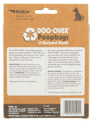 Thumbnail 2: Petkin 8 Roll Pk Doo-Over Poop Bags 
