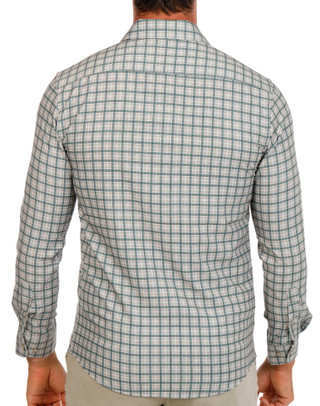 Thumbnail 2: Men's Long Sleeve Plaid Button Down Shirt 