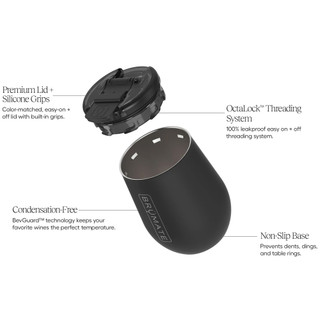 Thumbnail 2: BRUMATE 14 oz Uncork'd Insulated Wine Tumbler 