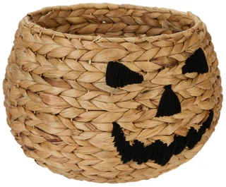 Thumbnail 1: Magical Season Large Natural Jack-o-lantern Basket 