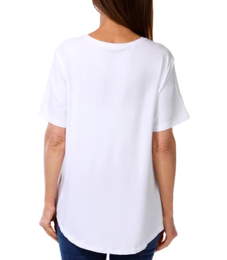 Thumbnail 3: REEL LEGENDS Women's Outdoor Sunshine State Graphic Tee 