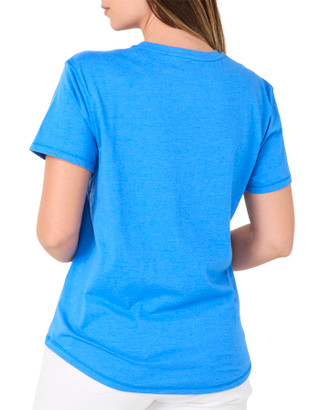 Thumbnail 2: REEL LEGENDS Women's Outdoor Nautical Stamp Graphic Tee 