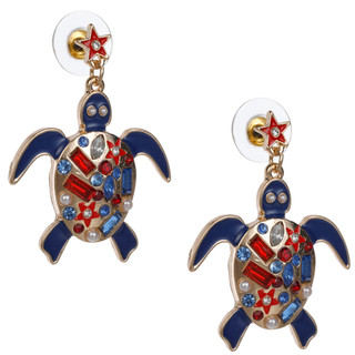 Thumbnail 2: Black Diamond America 250 Turtle Drop Earrings 