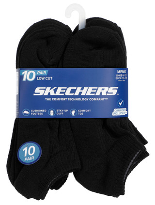 Thumbnail 1: Skechers Men's 10 Pk Low Cut Socks 