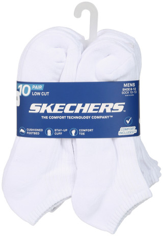 Thumbnail 1: Skechers Men's 10 Pk Low Cut Socks 