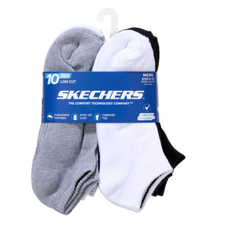 Thumbnail 1: Skechers Men's 10 Pk Low Cut Socks 