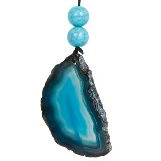 Thumbnail 2: SUNSET VISTA DESIGNS Blue Agate Wind Chime 20" 
