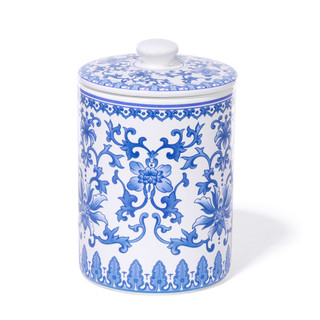 Thumbnail 3: 10 Strawberry Street Medium Chinoiserie Blue Canister 