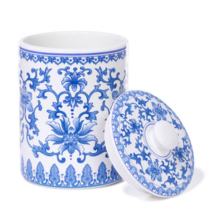 Thumbnail 1: 10 Strawberry Street Medium Chinoiserie Blue Canister 