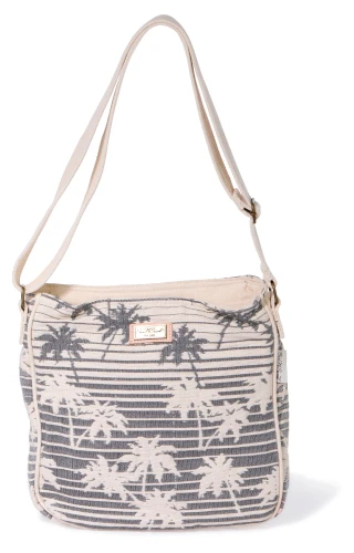 Thumbnail 1: Sun N' Sand Black Polka Dot Barrel Crossbody 