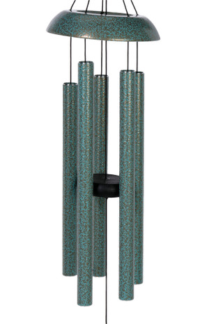 Thumbnail 2: SUNSET VISTA DESIGNS 36in Green Metal Wind Chime 