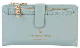 Thumbnail 1: London Fog Pebble 2-in-1 Wallet with Snap Flap 