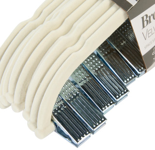 Thumbnail 2: Brookstone 10-Pack Ivory Clip Hangers 