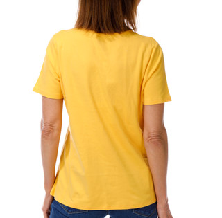 Thumbnail 2: Coral Bay Women's Short Sleeve Keyhole Neckline Top 