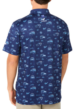 Thumbnail 2: Jedco Men's Short Sleeve Printed Performance Polo 
