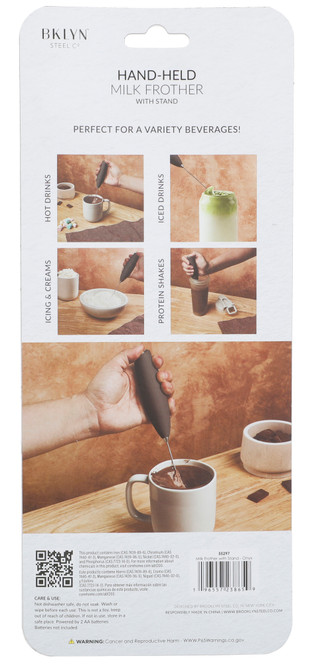 Thumbnail 2: CORE HOME Onyx Milk Frother with Stand 