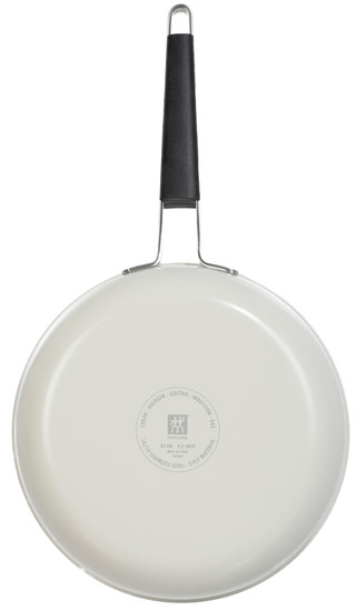 Thumbnail 4: ZWILLING Pure 9.5-in. Ivory Stainless Steel Fry Pan 