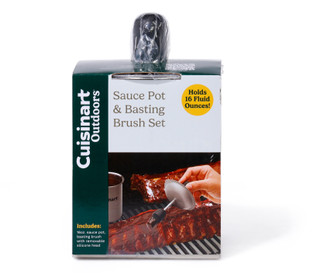 Thumbnail 1: CUISINART Sauce Pot and Basting Brush Set 
