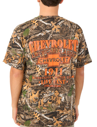 Thumbnail 1: Chevrolet Men's Short Sleeve Camo Logo Shirt 