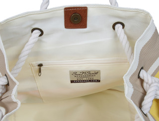 Thumbnail 2: Sun N' Sand Tan PVC Alata Gap Tote 