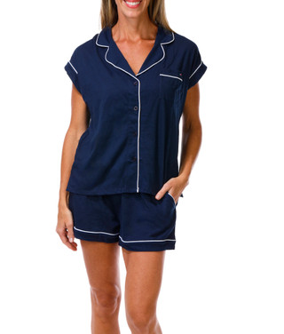 Thumbnail 1: Tommy Hilfiger Women's 2 Pc Pajama Shorts Set 