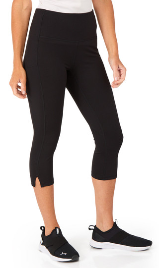 Thumbnail 1: Reebok Women's Ultimate Slit Capri Leggings 