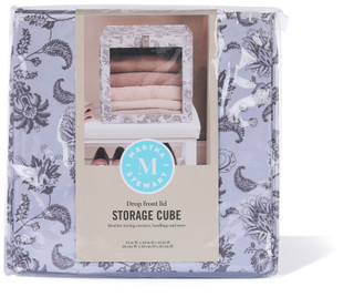 Thumbnail 1: Martha Stewart Bedford Floral Clear Lid Storage Organizer 