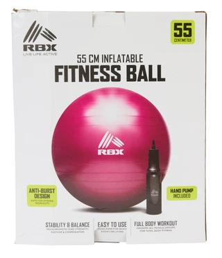 Thumbnail 2: RBX 55 cm Fitness Ball with Hand Pump 