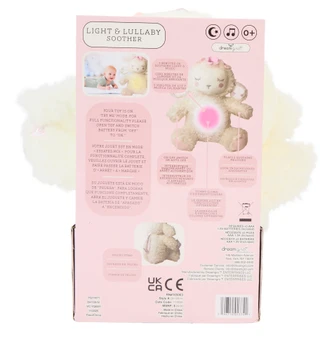 Thumbnail 2: DREAMGRO Ivory Lamb Plush Lights & Lullaby Soother 