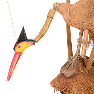 Thumbnail 3: JD YEATTS 49" Bamboo Bird Windchime 