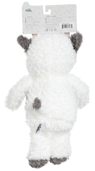 Thumbnail 2: Smoochy Pet Pals 14" Fuzzy Cow Dog Toy 