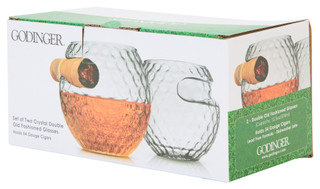 Thumbnail 2: Godinger Golf Ball Cigar Double Old Fashion Set/2 