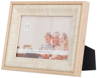 Thumbnail 2: ENCHANTE 4x6 Natural White Wood Picture Frame 